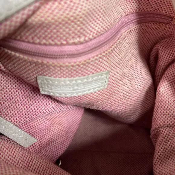 Dooney & Bourke white pebble leather large Hobo bag gold tone hardwares. - Picture 11 of 16